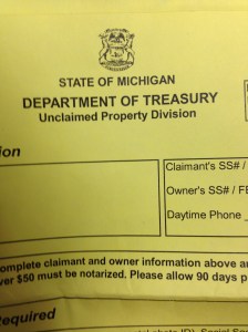Who has your "Unclaimed Property"?